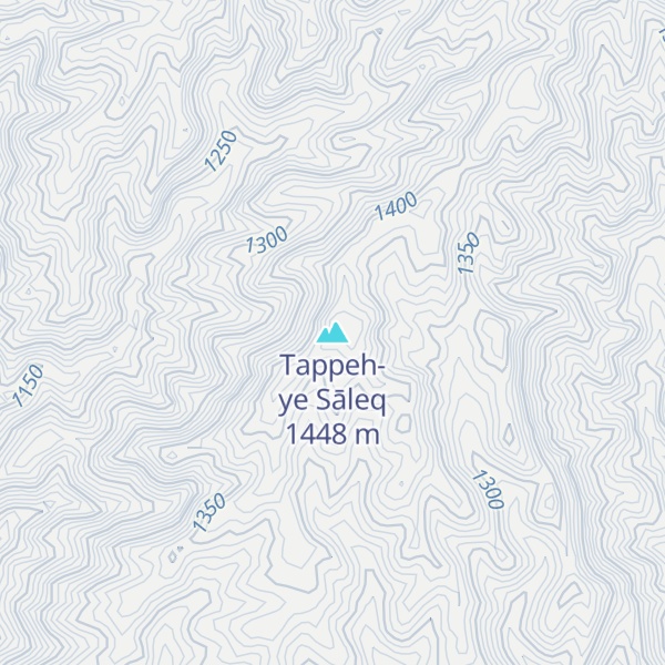 Map of Tappeh-ye Sāleq