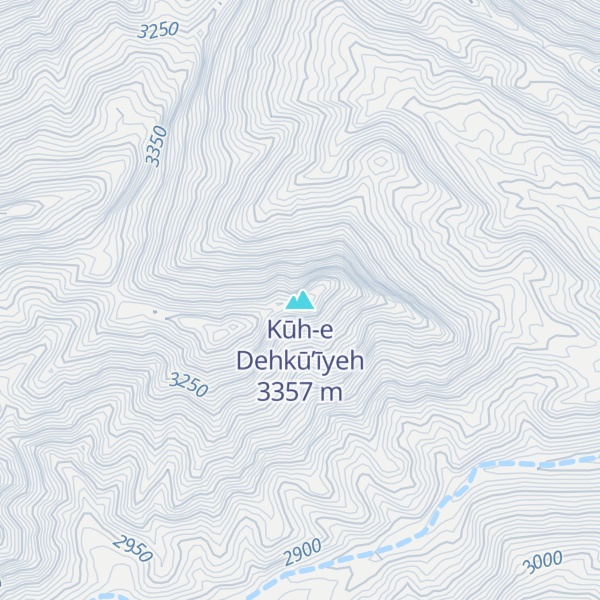 Map of Kūh-e Dehkū’īyeh