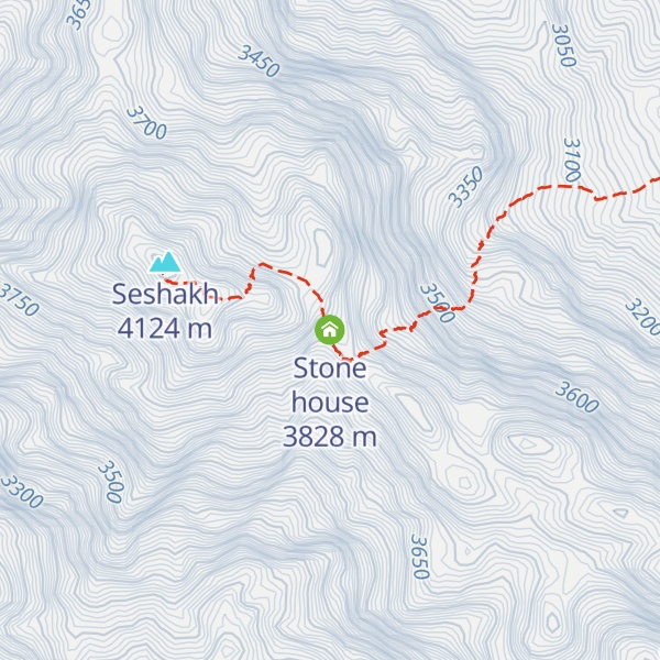 Map of Stone house