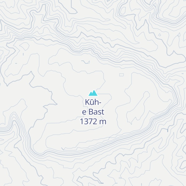 Map of Kūh-e Bast