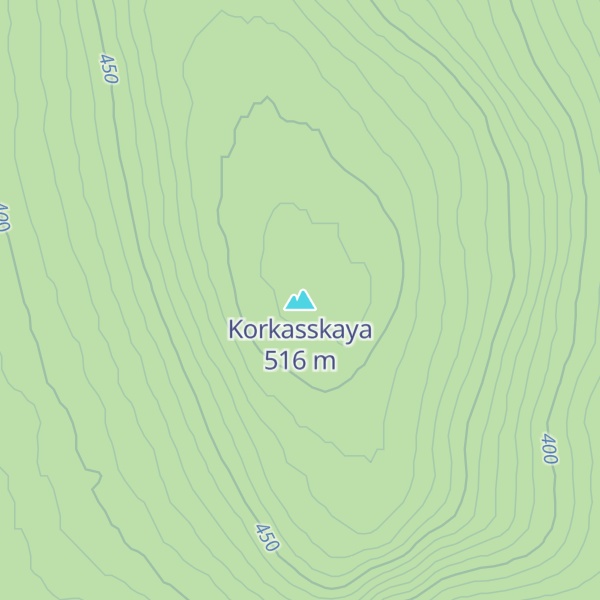 Map of Korkasskaya