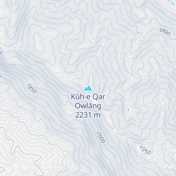 Map of Kūh-e Qar Owlāng