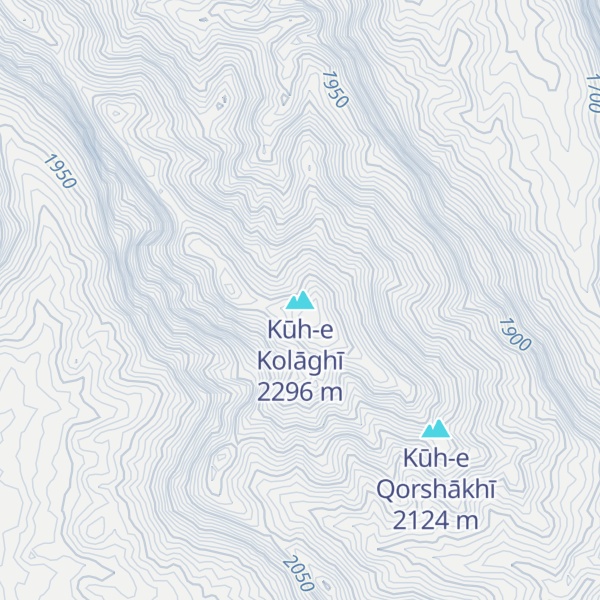 Map of Kūh-e Kolāghī
