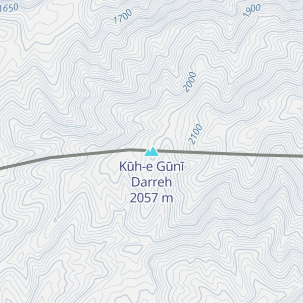 Map of Kūh-e Gūnī Darreh