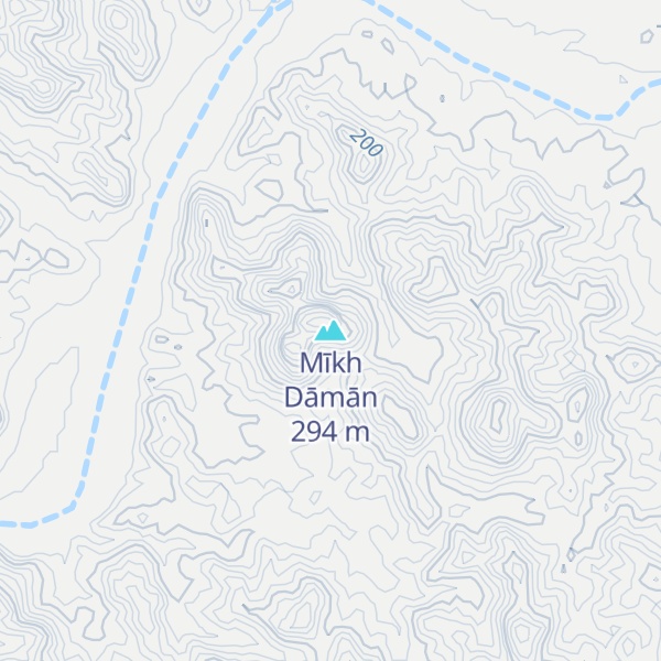 Map of Mīkh Dāmān