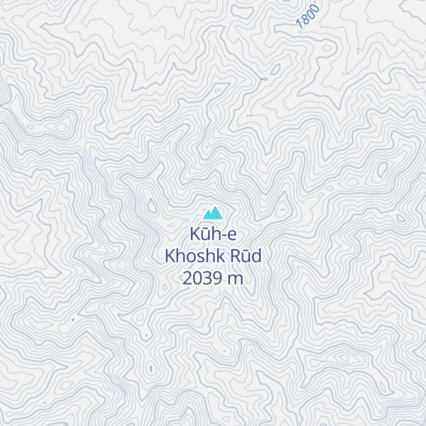 Map of Kūh-e Khoshk Rūd