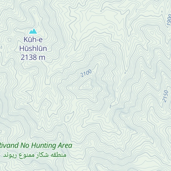 Map of Kūh-e Joft Kalhūd