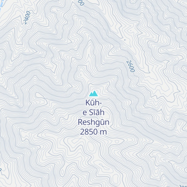 Map of Kūh-e Sīāh Reshgūn