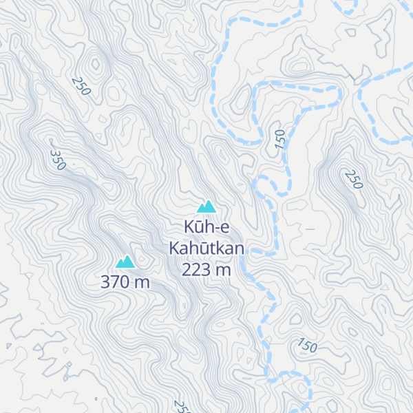 Map of Kūh-e Kahūtkan
