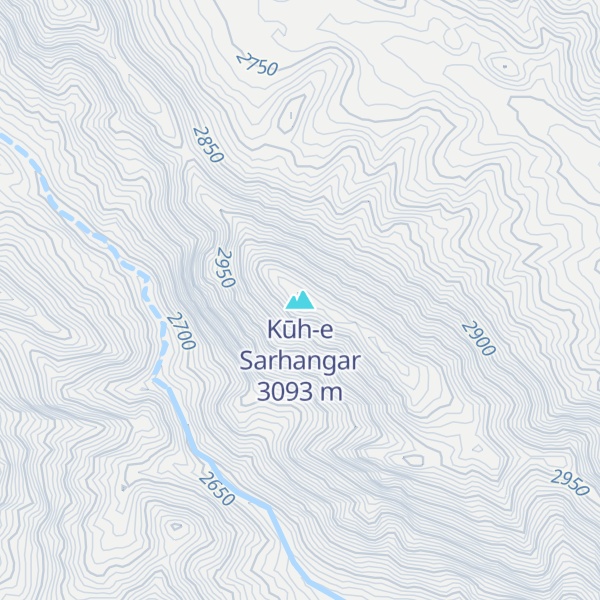 Map of Kūh-e Sarhangar