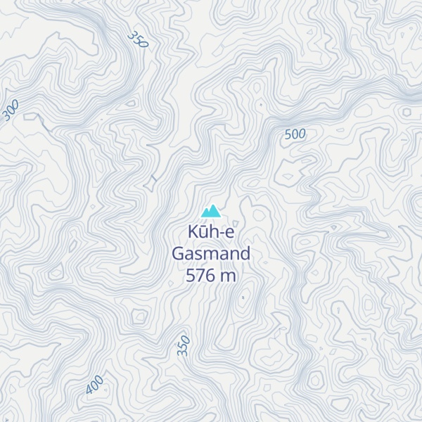 Map of Kūh-e Gasmand