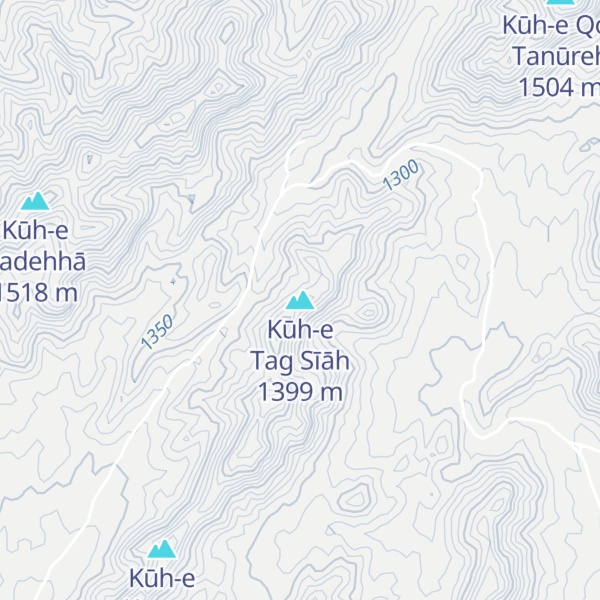 Map of Kūh-e Tag Sīāh