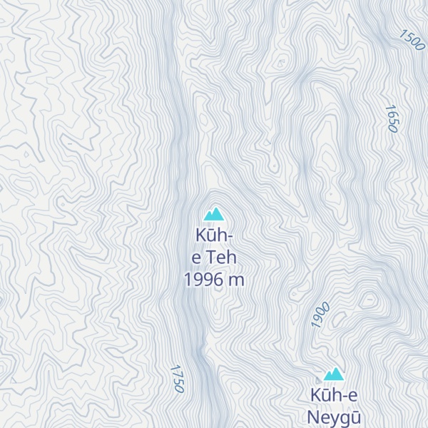 Map of Kūh-e Teh
