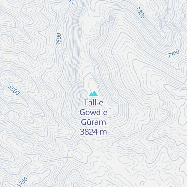 Map of Tall-e Gowd-e Gūram