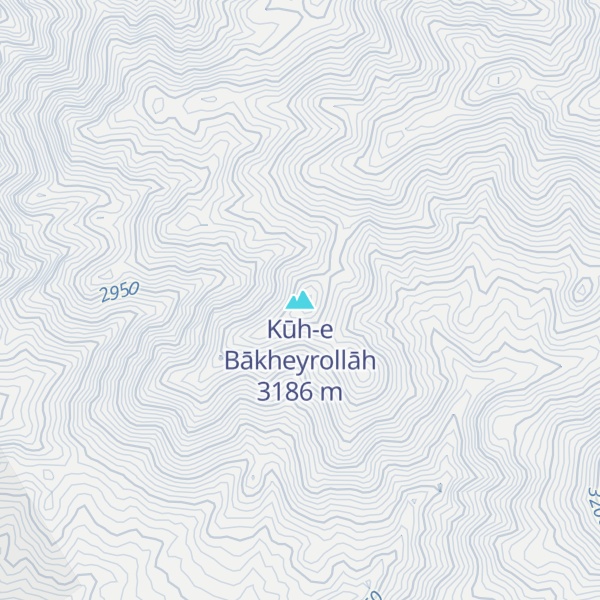 Map of Kūh-e Bākheyrollāh