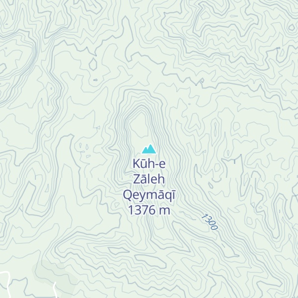 Map of Kūh-e Zāleh Qeymāqī