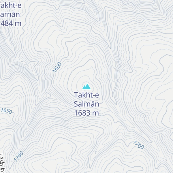 Map of Takht-e Salmān