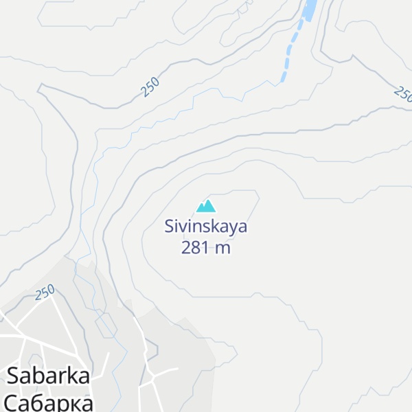 Map of Sivinskaya