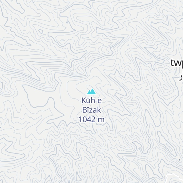 Map of Kūh-e Bīzak