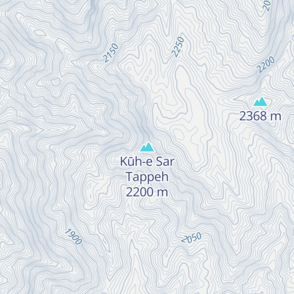 Map of Kūh-e Sar Tappeh