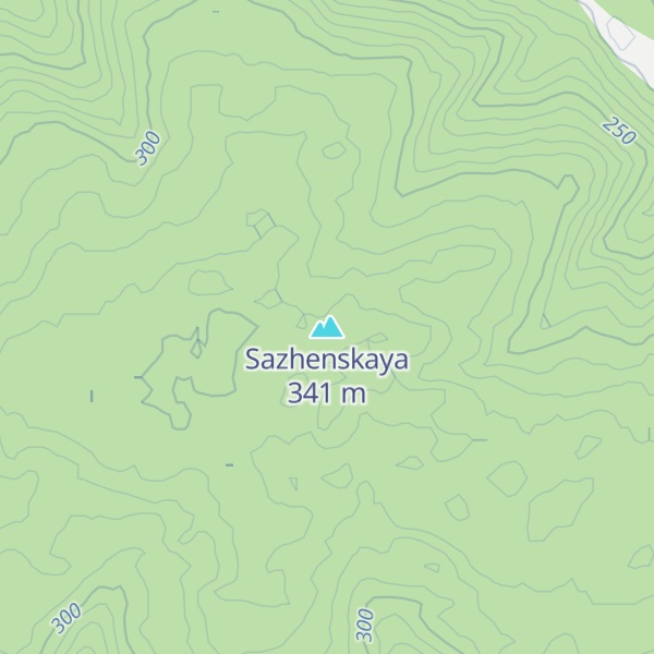 Map of Sazhenskaya