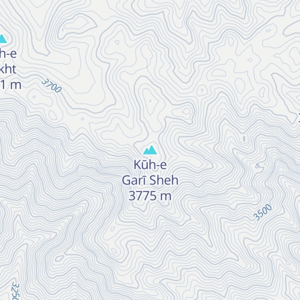 Map of Kūh-e Garī Sheh