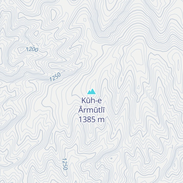 Map of Kūh-e Ārmūtlī