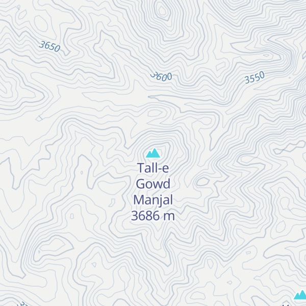Map of Tall-e Gowd Manjal