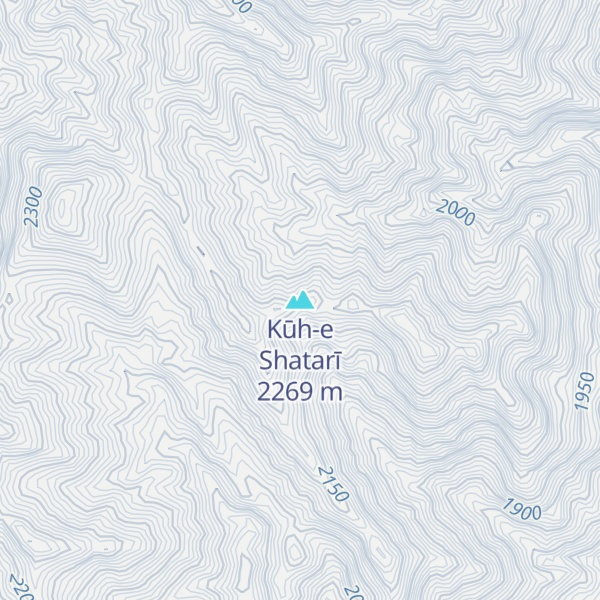 Map of Kūh-e Shatarī