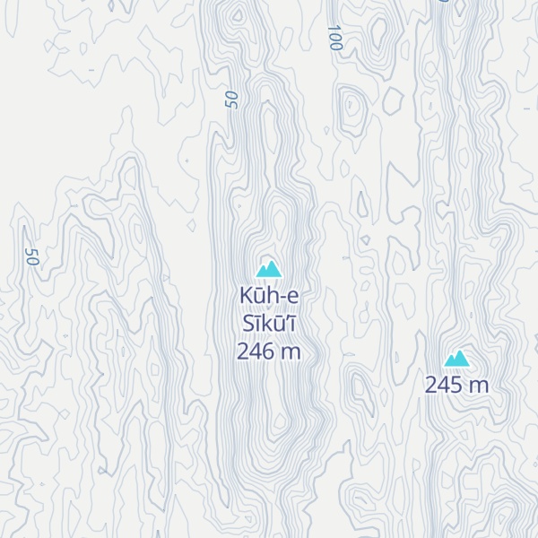 Map of Kūh-e Sīkū’ī
