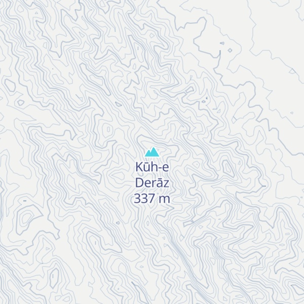 Map of Kūh-e Derāz