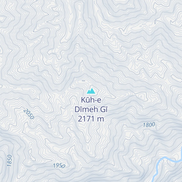 Map of Kūh-e Dīmeh Gī