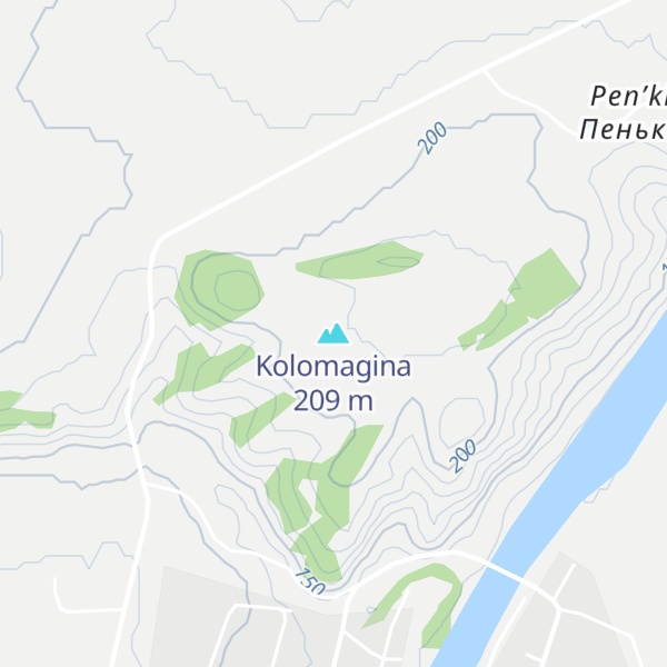 Map of Kolomagina