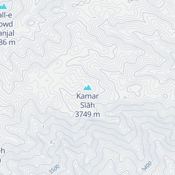 Map of Kamar Sīāh