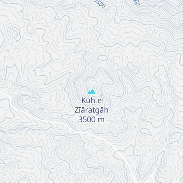 Map of Kūh-e Zīāratgāh