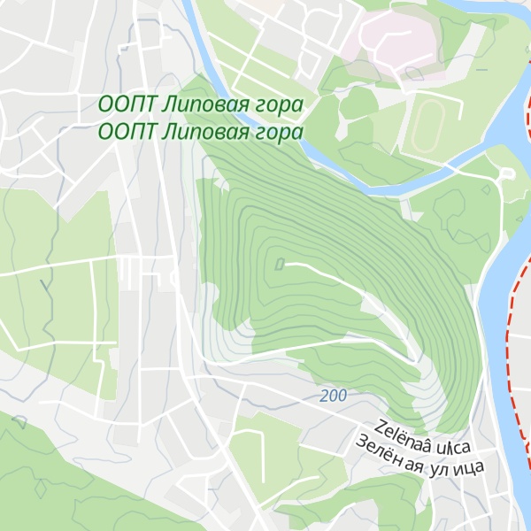 Map of Lipovaya