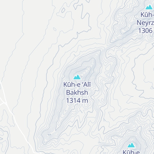 Map of Kūh-e ‘Alī Bakhsh
