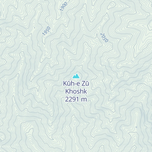 Map of Kūh-e Zū Khoshk