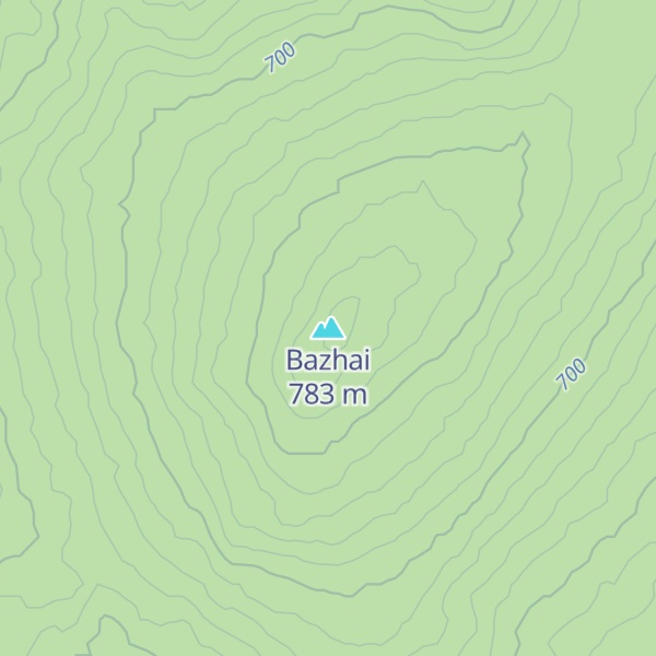 Map of Bazhai