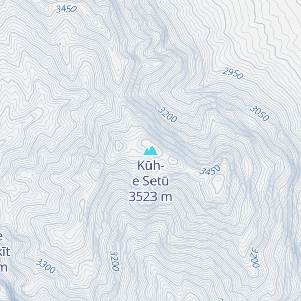Map of Kūh-e Setū