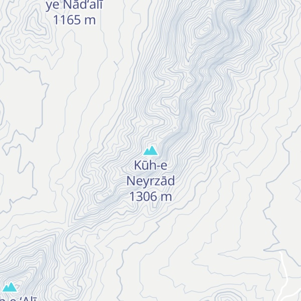 Map of Kūh-e Neyrzād