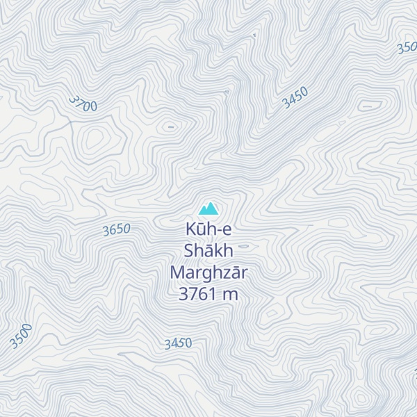 Map of Kūh-e Shākh Marghzār