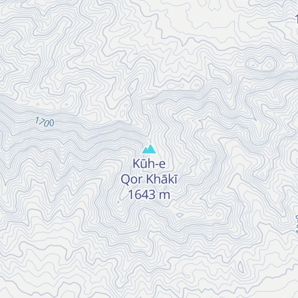 Map of Kūh-e Qor Khākī
