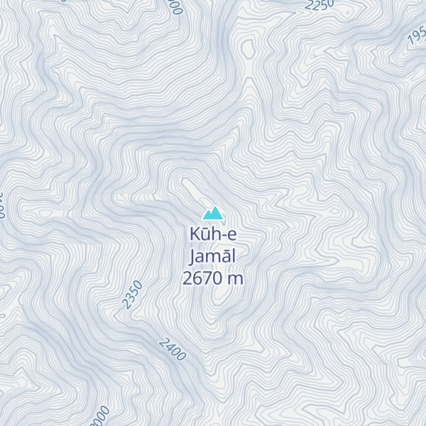 Map of Kūh-e Jamāl