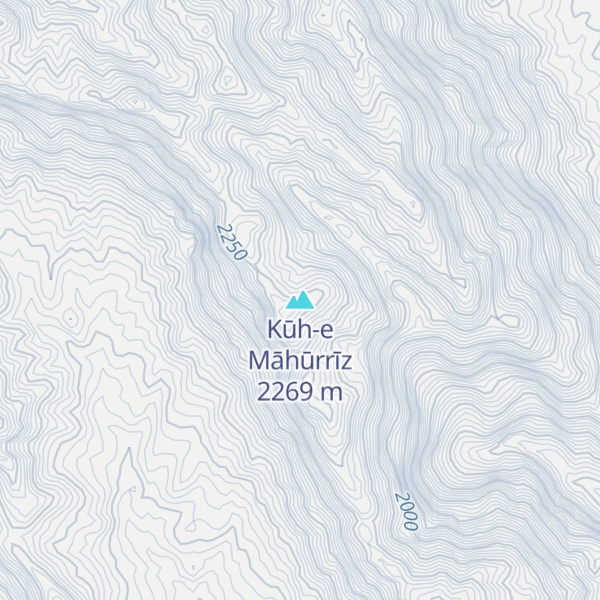 Map of Kūh-e Māhūrrīz
