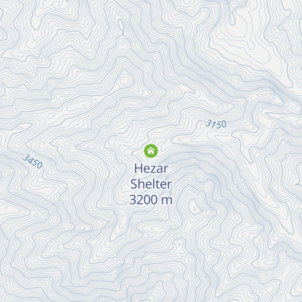 Map of Hezar Shelter