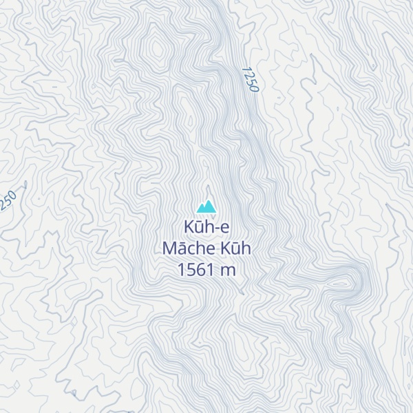Map of Kūh-e Māche Kūh