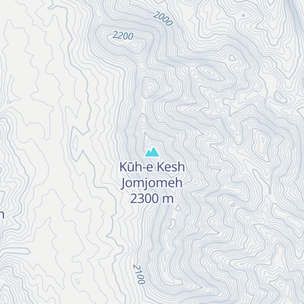Map of Kūh-e Kesh Jomjomeh