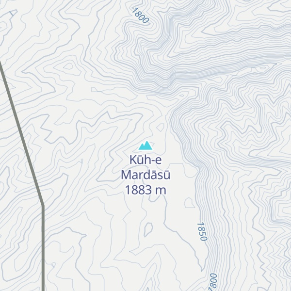 Map of Kūh-e Mardāsū