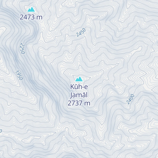 Map of Kūh-e Jamāl
